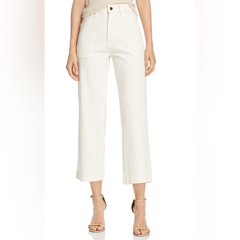 NWT DL1961 Women's Cream Flare & Wide Leg Jeans